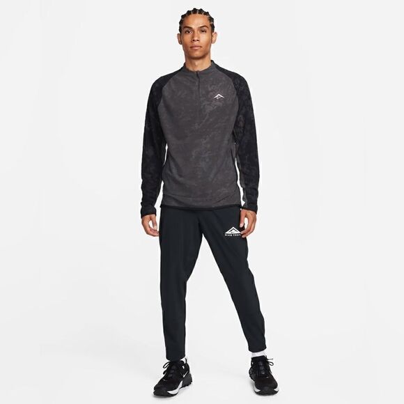 Nike Trail 1/4 Zip Running Black Pullover - Picture 8 of 13